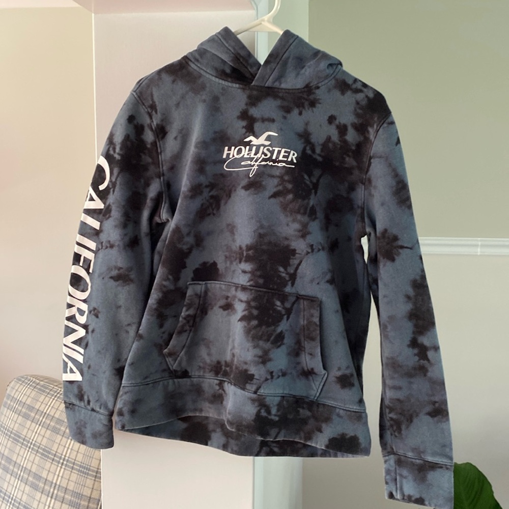 Hollister Mens Hoodie,Green Size Small